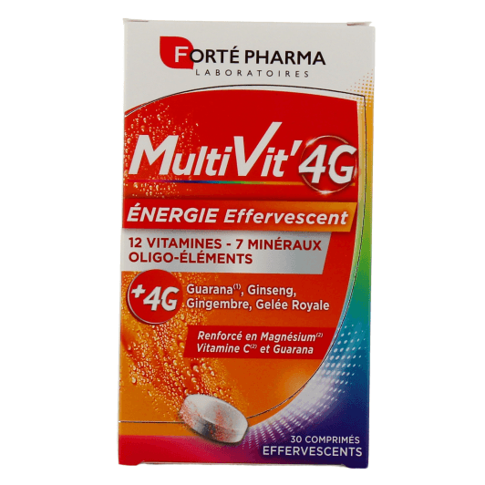 Forté Pharma Énergie Multivit 4G 60 comprimés